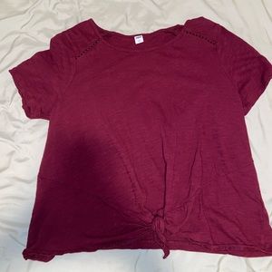 Old Navy Maroon Blouse